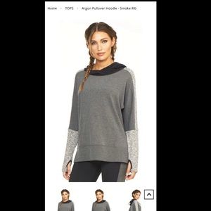 Lukka Lux Argon Pullover Hoodie - Smoke Rib